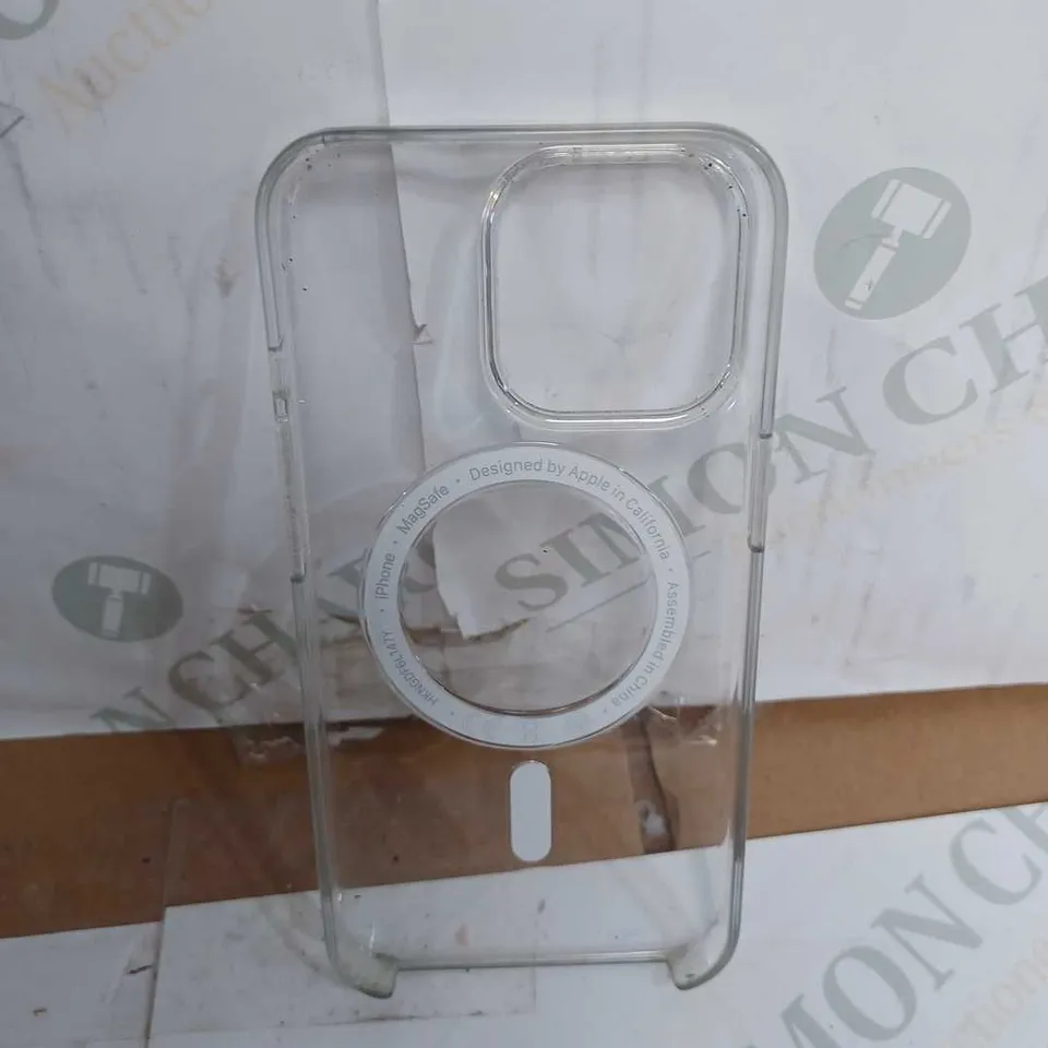 IPHONE 12 / PRO SILICONE CASE WITH MAGSAFE - CLEAR 