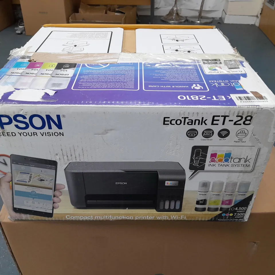 EPSON ECO-TANK ET-2810 MULTI FUNCTION PRINTER