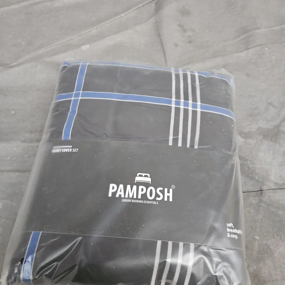 PAMPOSH PREMIUM MICROFIBER DUVET COVER SET - DOUBLE