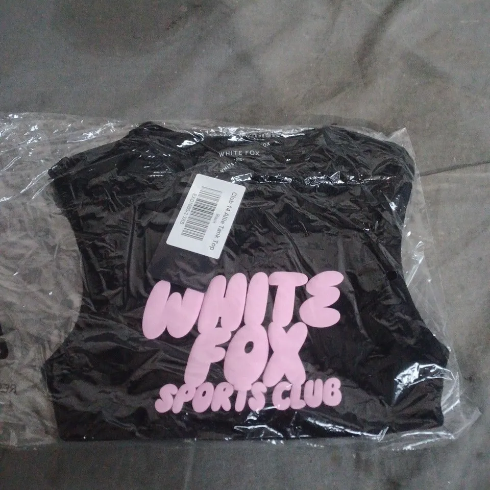 WHITE FOX CLUB 14 ALLIE TANK TOP – BLACK – SIZE 3XS