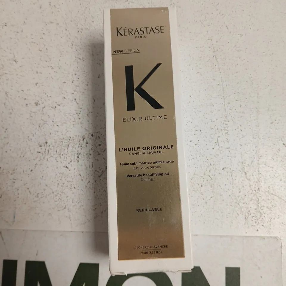 KÉRASTASE ELIXIR ULTIME REFILLABLE HAIR OIL – 75ML REFILL (BOXED)