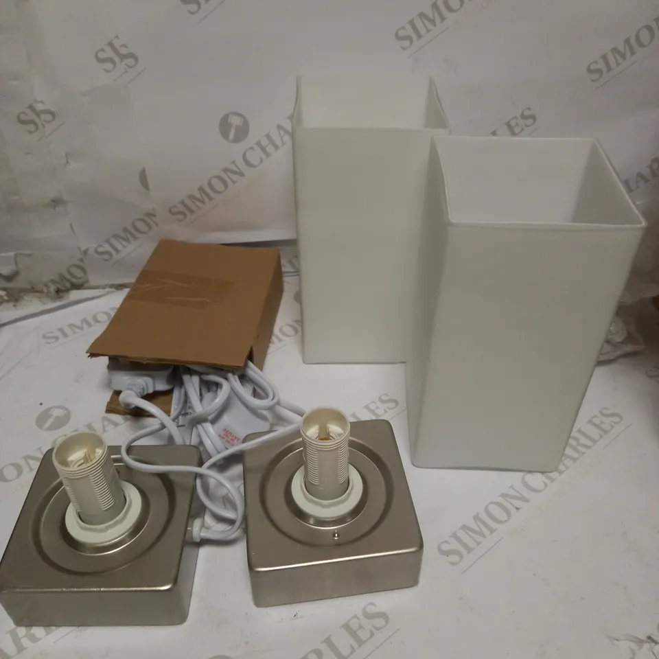 JOHN LEWIS MITCH TOUCH LAMP SET OF 2