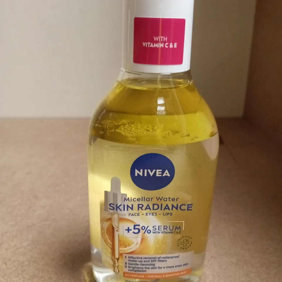 NIVEA MICELLAR WATER SKIN RADIANCE – FACIAL CLEANSER, 400ML X2
