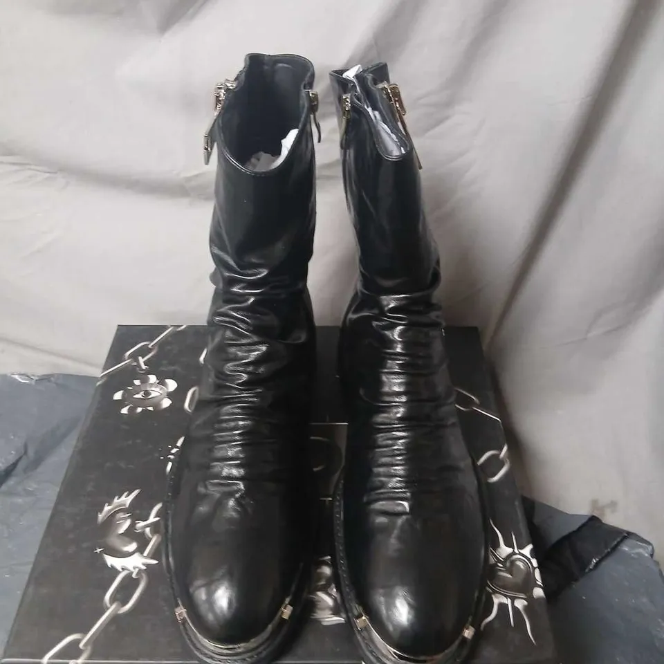 KOI LEGIONARY MEN'S FIELD BOOTS - BLACK, UK9