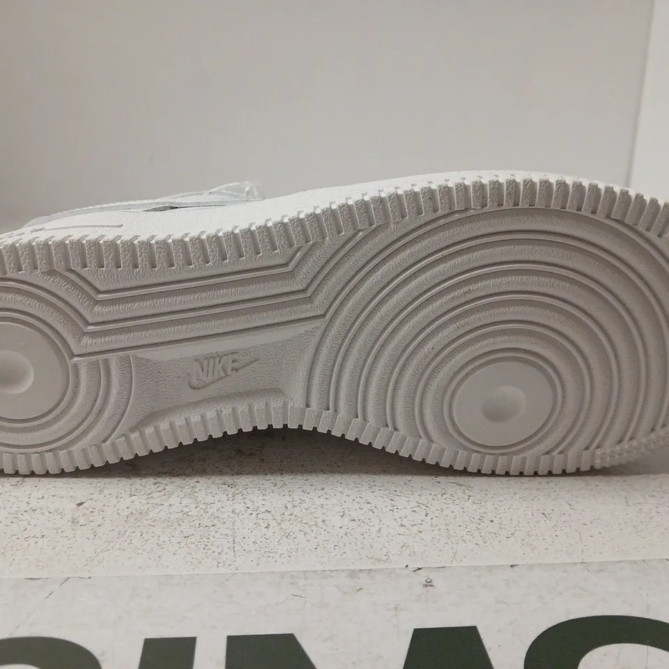 NIKE AIR FORCE 1 '07 WHITE/WHITE SNEAKERS – UK 7