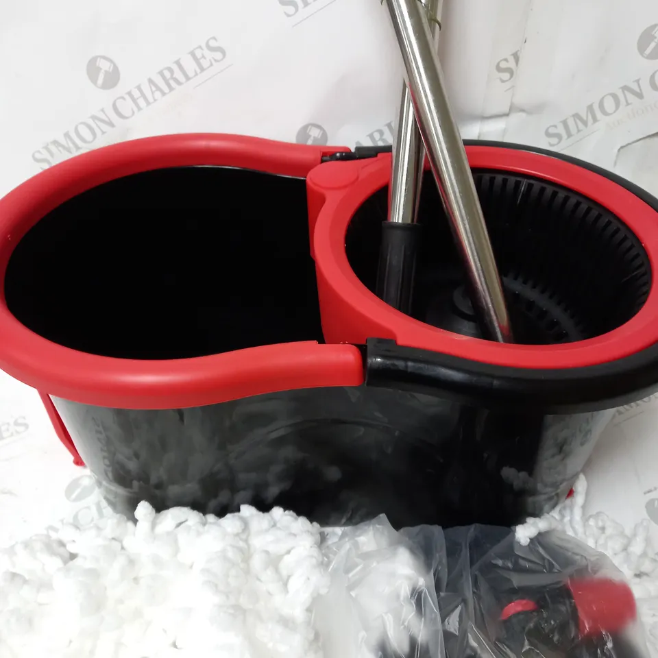 DELIGHT BUCKET MOP WITH 2 MOP HEADS 