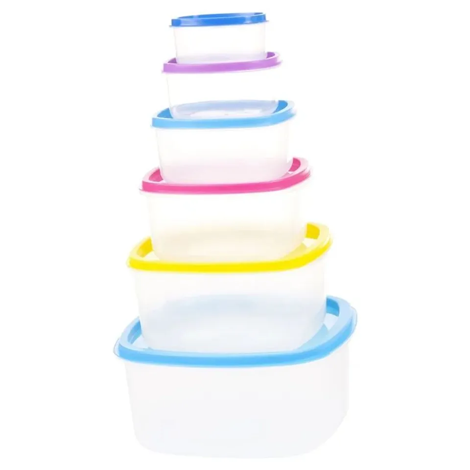 BOXED 6 CONTAINER FOOD STORAGE SET
