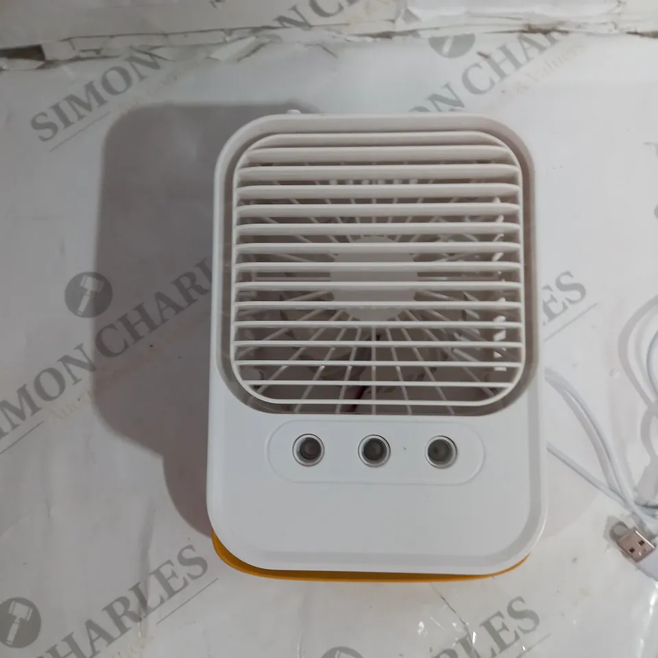 BOXED OUTLET RECHARGEABLE PERSONAL SPACE COOLER FAN