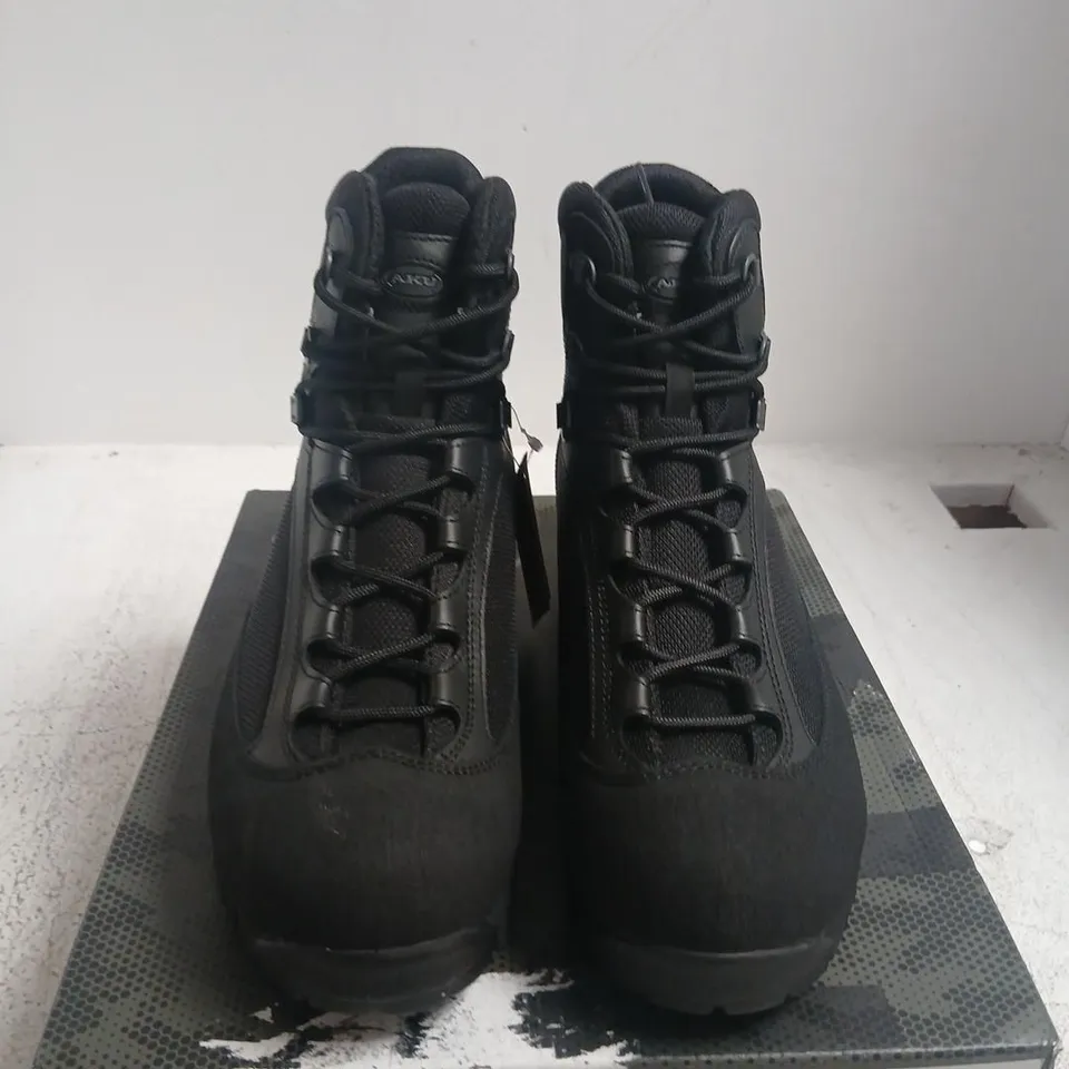 AKU TACTICAL BOOTS – BLACK, SIZE 9M