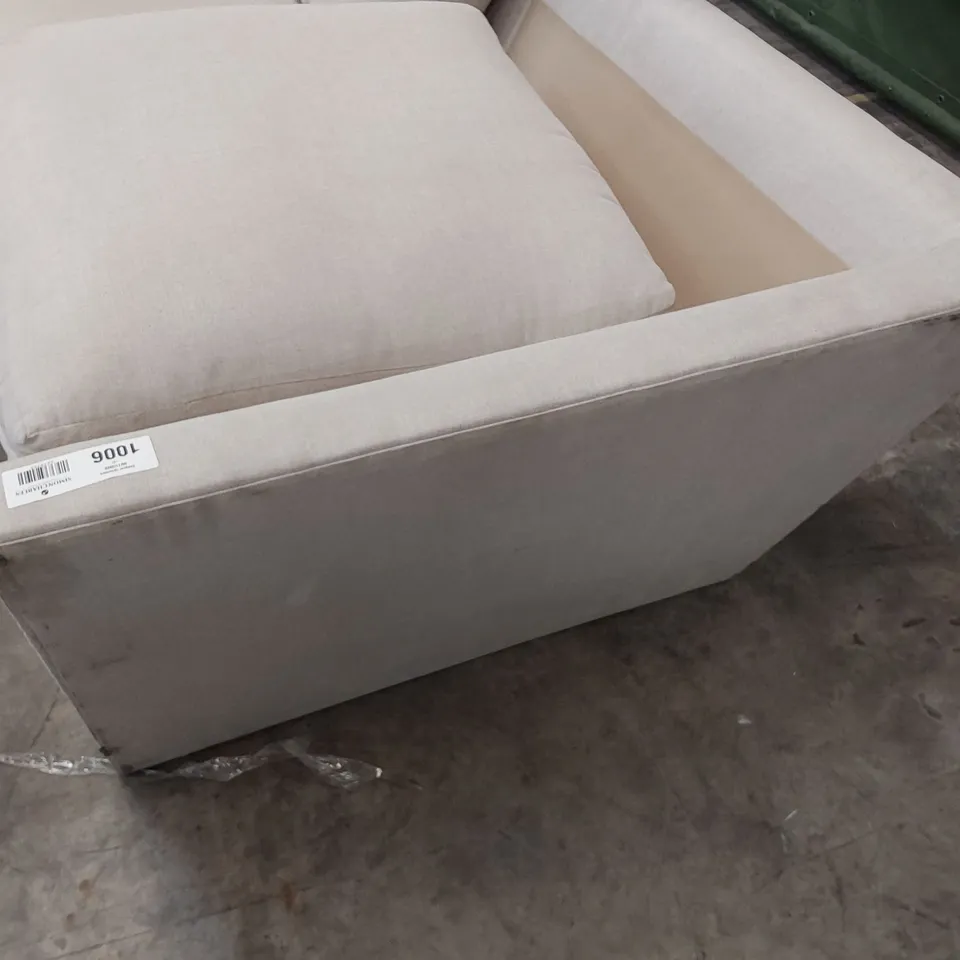 CHAISE SECTION NATURAL FABRIC