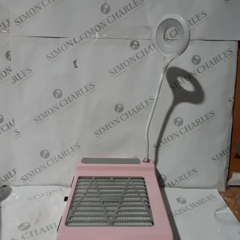 BOXED TABLE LAMP NAIL DUST COLLECTOR