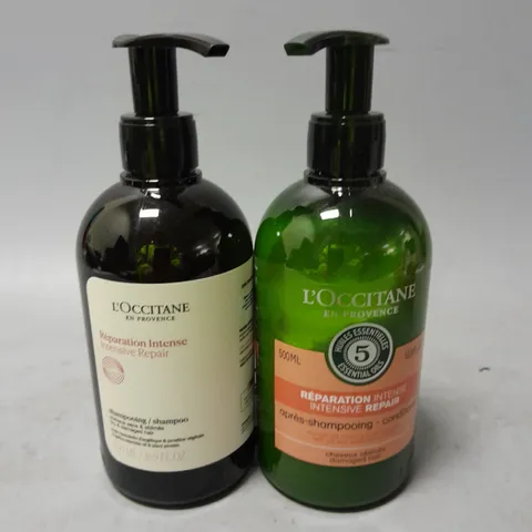 L'OCCITANE INTENSIVE REPAIR SHAMPOO AND CONDITIONER 500ML