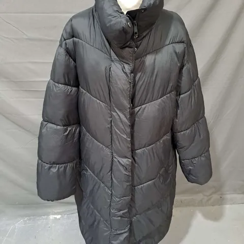 TAYLOR SPORT LONG PUFFER COAT IN BLACK SIZE XL