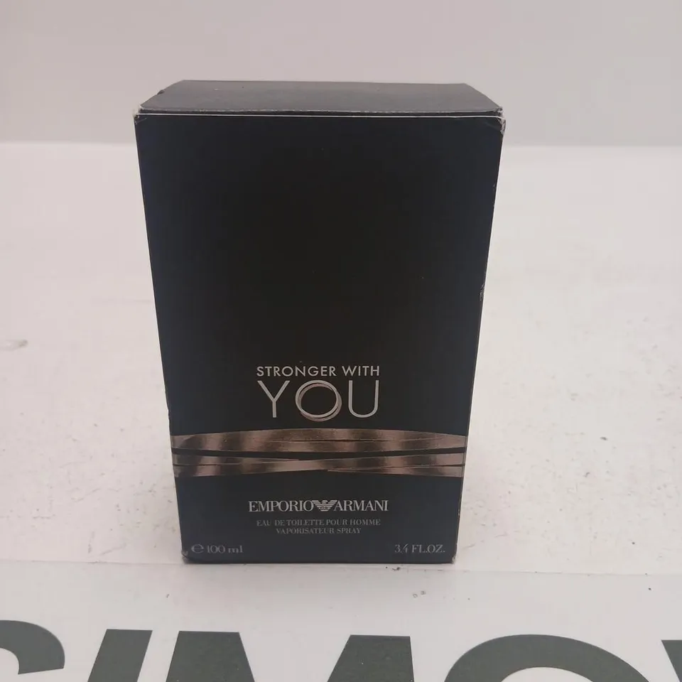 BOXED GIORGIO ARMANI STRONGER WITH YOU EAU DE TOILETTE 100ML