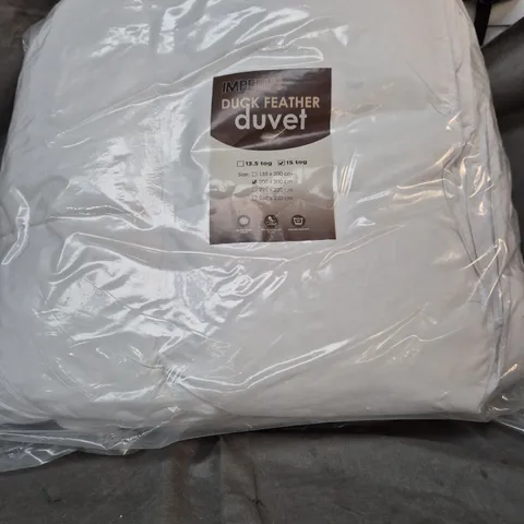 IMPERIAL DUCK FEATHER DUVET – 200 X 200 CM, 15 TOG