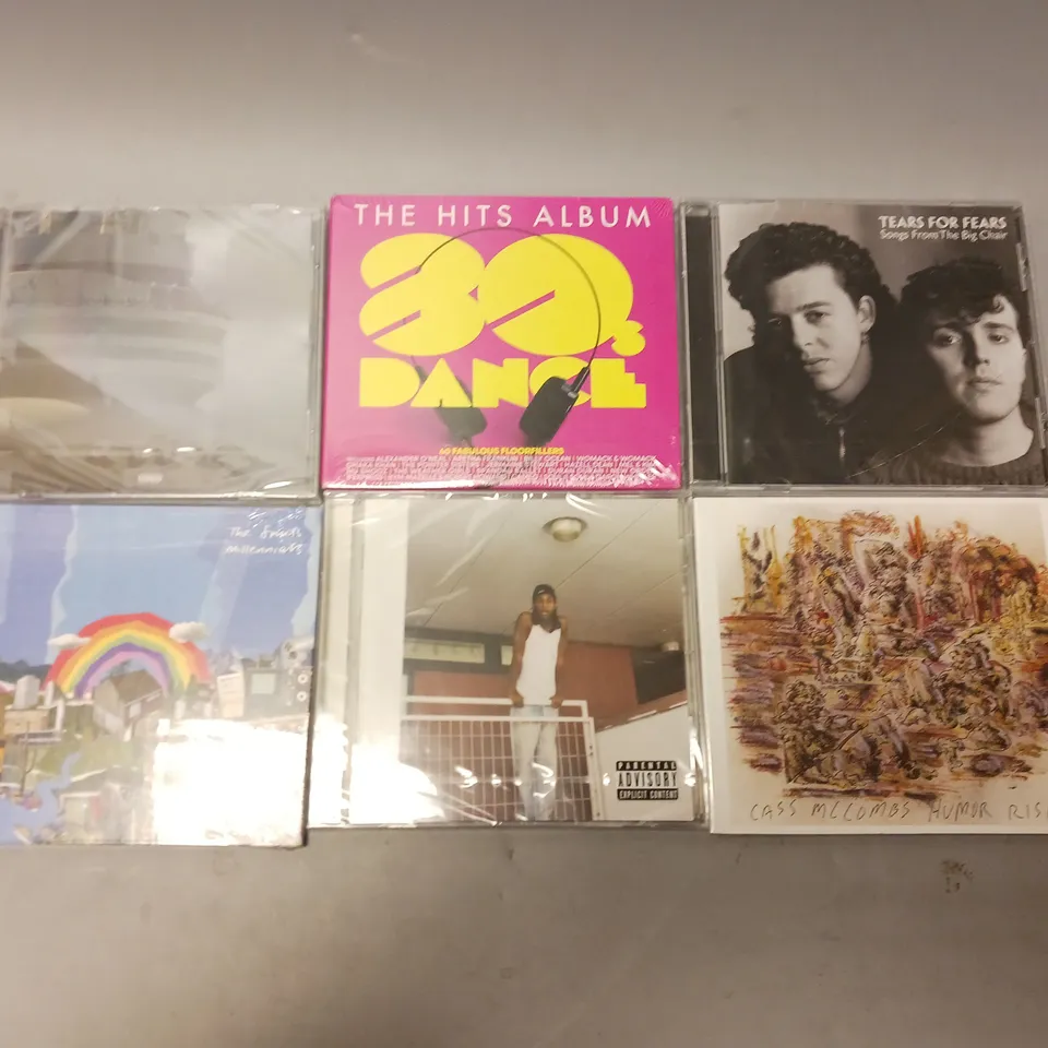APPROXIMATELY 20 ASSORTED MUSIC ALBUMS TO INCLUDE TEARS FOR FEARS, DRAKE, 80S DANCE ETC