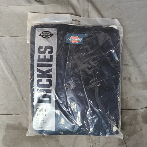 BAGGED DICKIES HEAVYWEIGHT LONG SLEEVE SWEATSHIRT IN NAVY SIZE XL