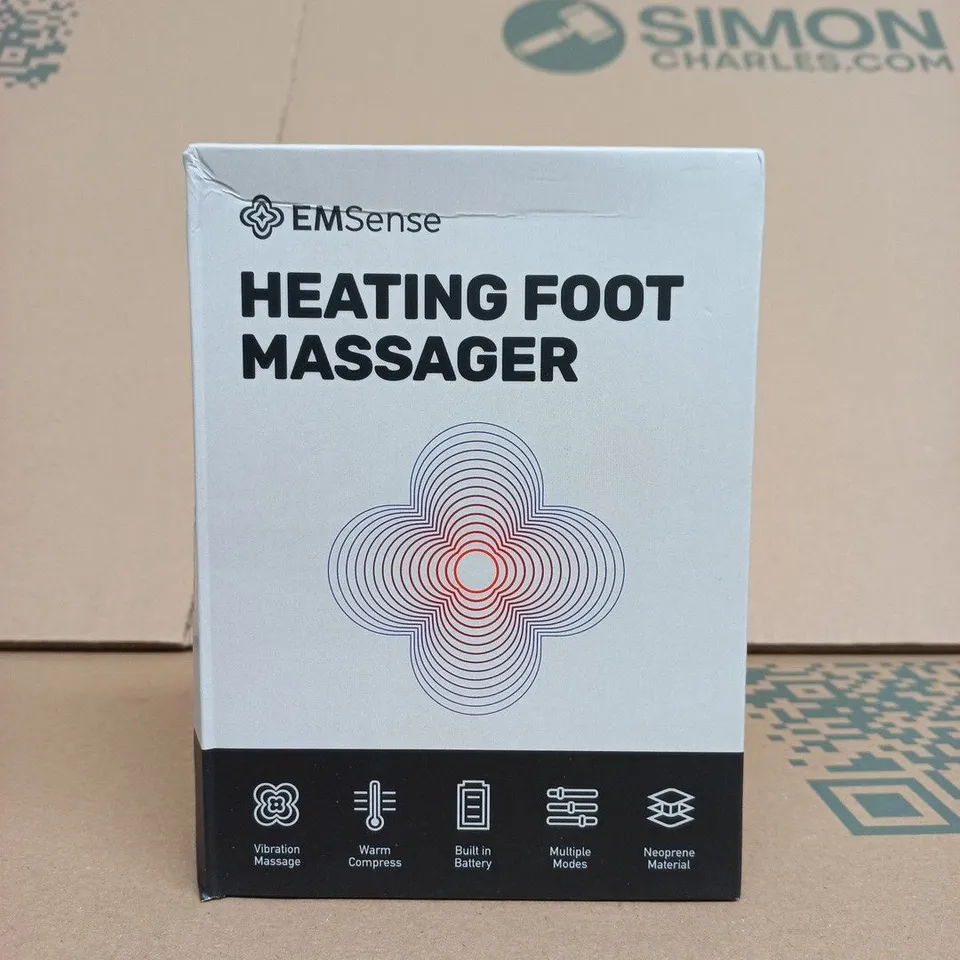 EMSENSE HEATING FOOT MASSAGER – BOXED