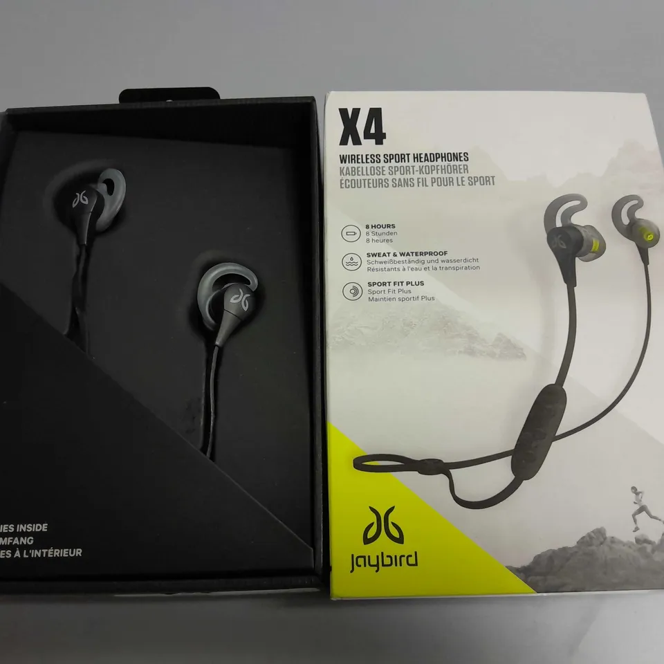 BOXED JAYBIRD X4 WIRELESS SPORTS HEADPHONES