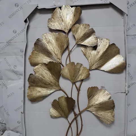 HESTIA METAL WALL ART GINGKO CLUSTER