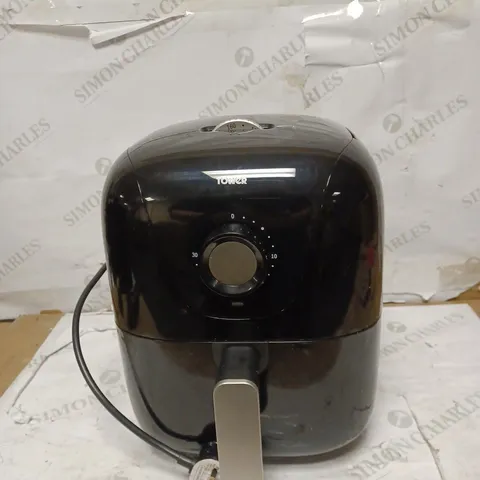 TOWER T17062 VORTX MANUAL AIR FRYER, 3 LITRE, 1000W, BLACK