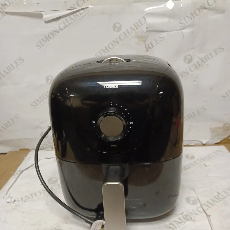 TOWER T17062 VORTX MANUAL AIR FRYER, 3 LITRE, 1000W, BLACK