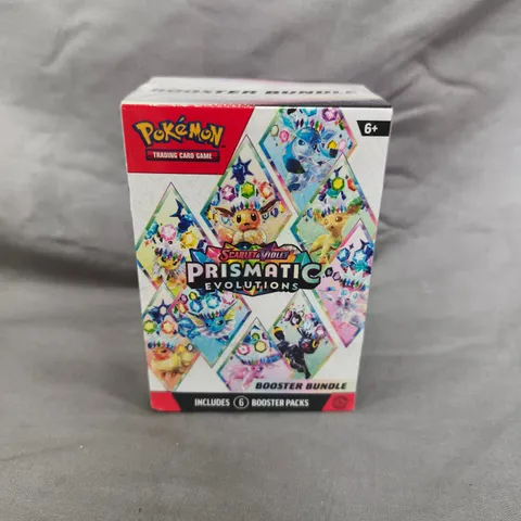 POKÉMON SCARLET & VIOLET PRISMATIC EVOLUTIONS BOOSTER BUNDLE – 6 BOOSTER PACKS (SEALED)