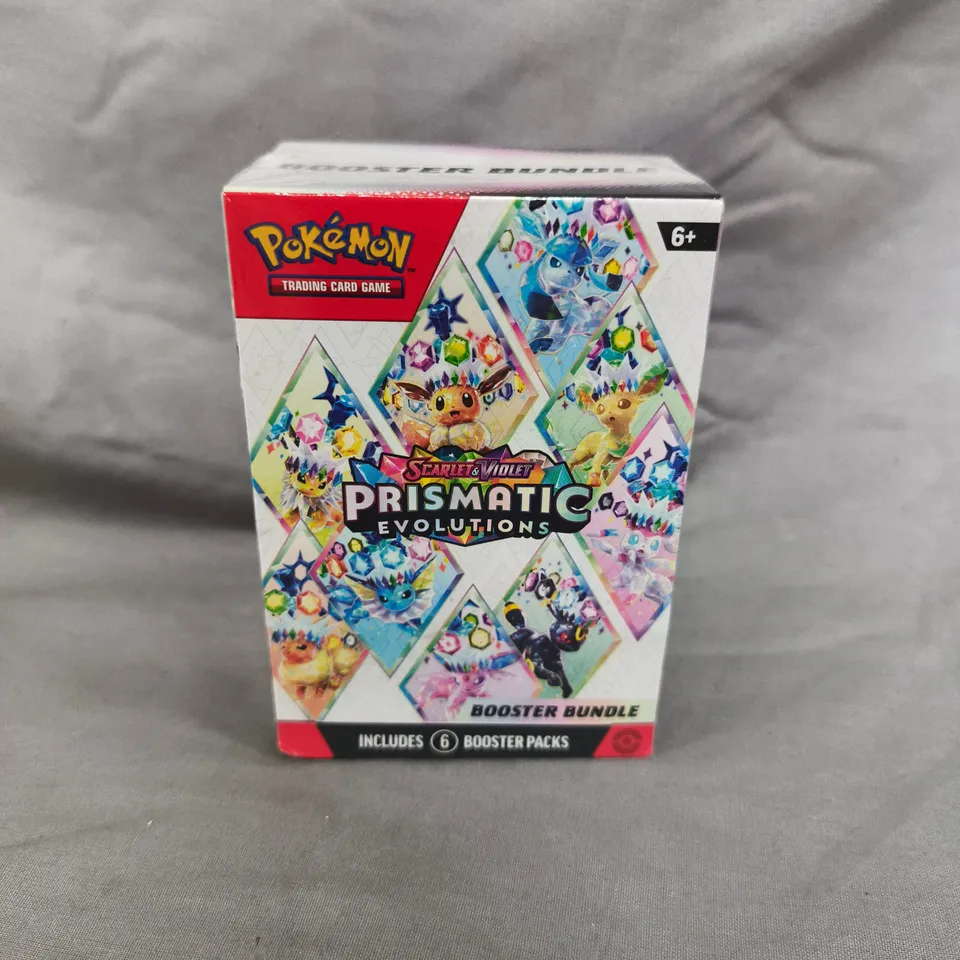 POKÉMON SCARLET & VIOLET PRISMATIC EVOLUTIONS BOOSTER BUNDLE – 6 BOOSTER PACKS (SEALED)