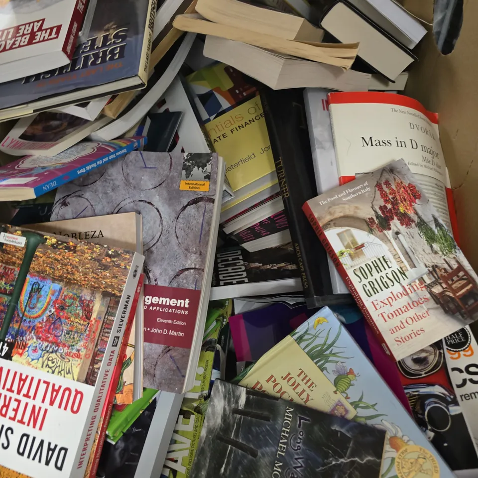 LARGE QUANTITY OF ASSORTED FICTION & NON-FICTION BOOKS - COLLECTION ONLY