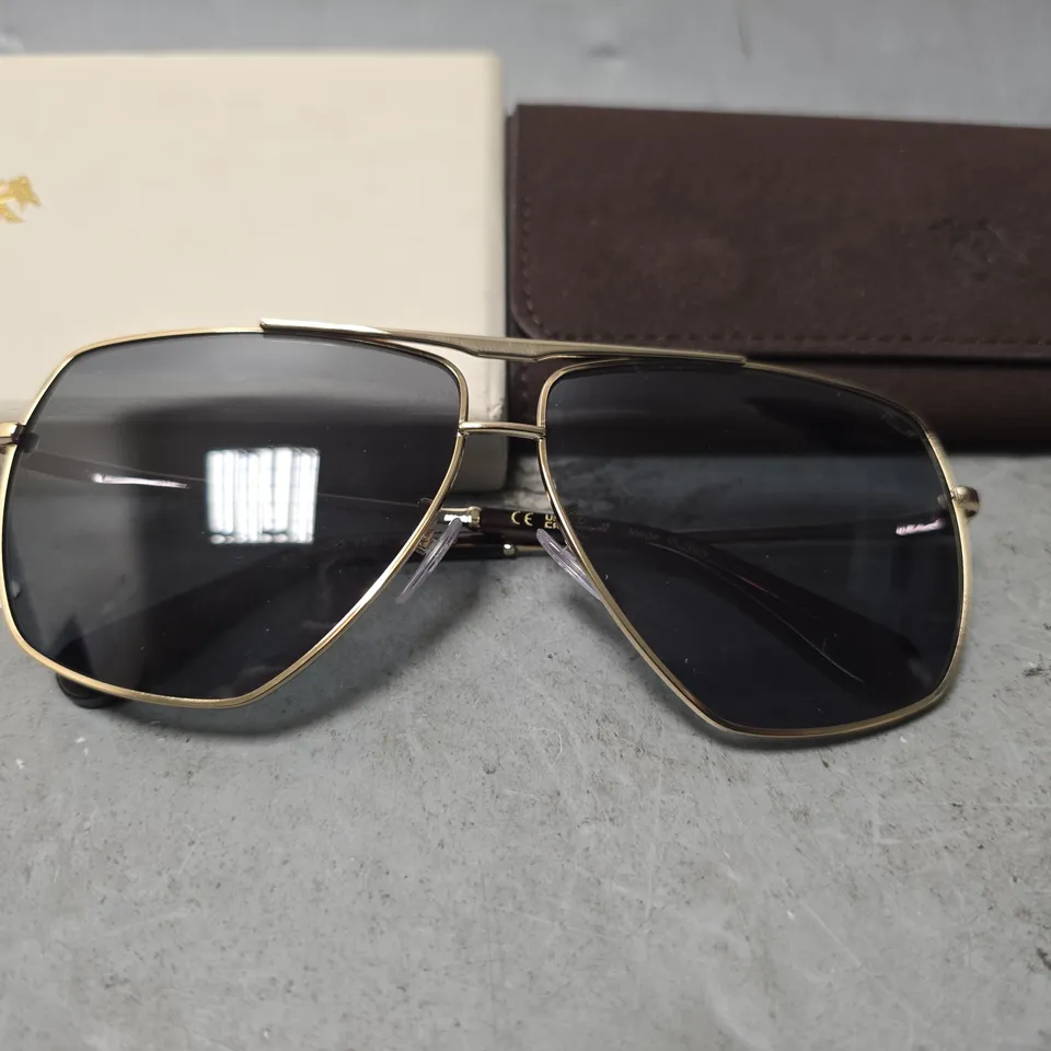 BOXED PRAGNELL GOLDEN SUNGLASSES SDR083