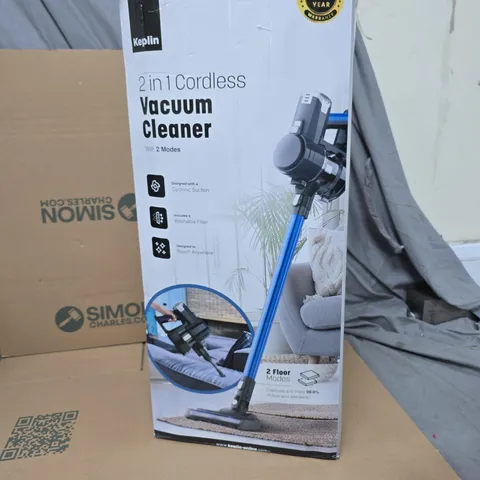 KEPLIN 2-IN-1 CORDLESS VACUUM CLEANER – BOXED
