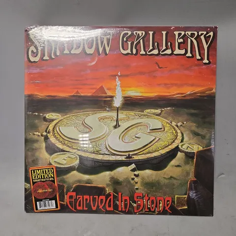 SEALED CARVED IN STONE RED-BLACK SPLATTER DOUBLE VINYL