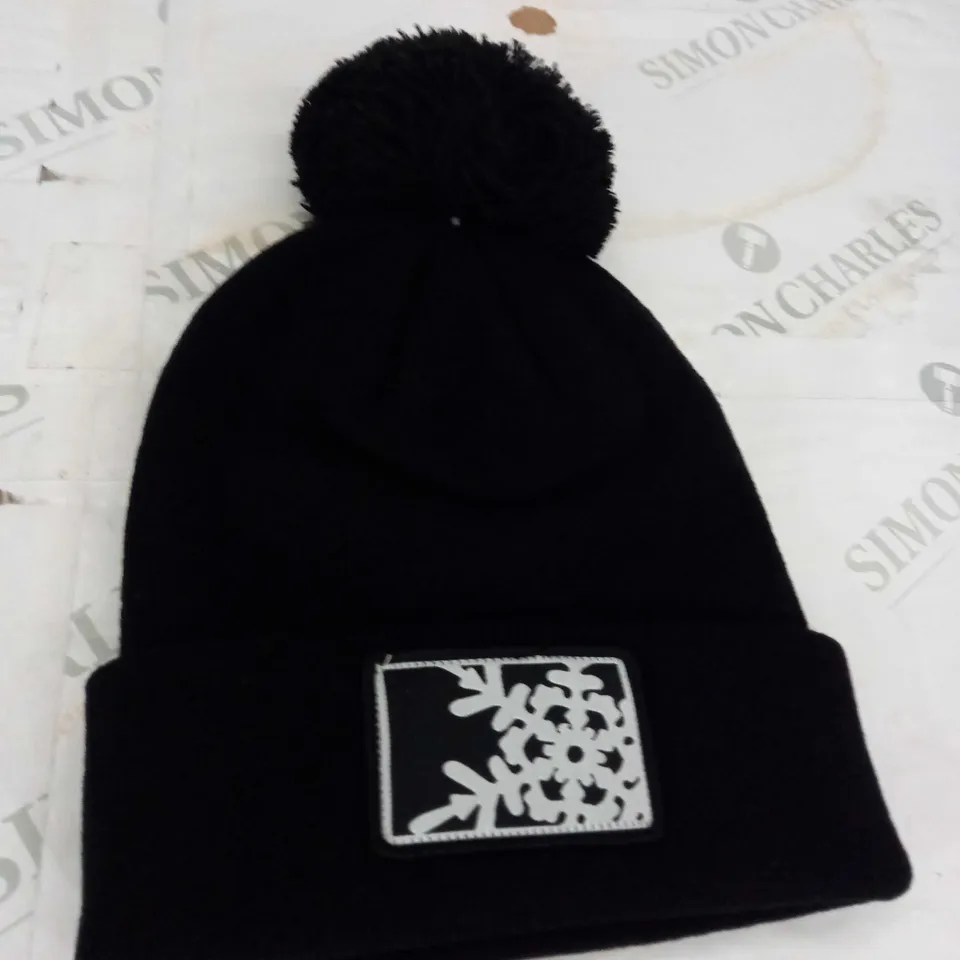 THE FROST WEAR BLACK WINTER HAT 