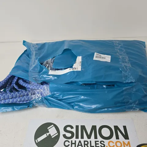 BERNINI PATTERNED HYDROHOSE WITH QUICK CONNECTORS BLUE