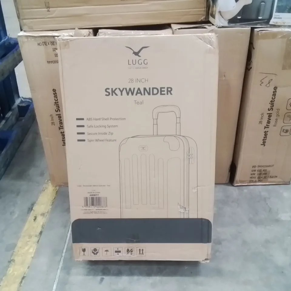BOXED LUGG SKYWANDER 28INCH SUITCASE - TEAL
