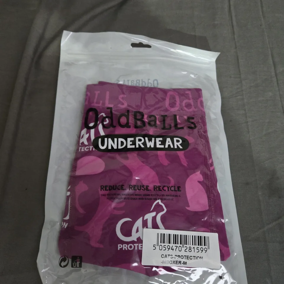 SEALED ODDBALL CAT PROTECTION BOXERS SIZE M