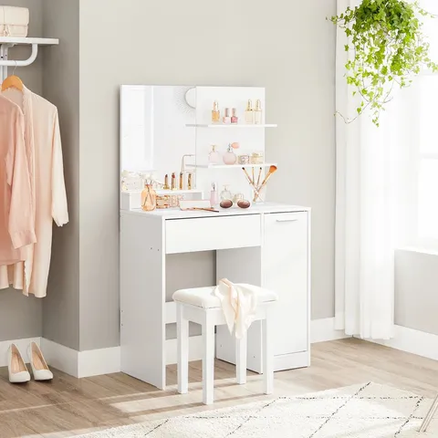 BOXED DOVEWOOD DRESSING TABLE WITH MIRROR (1 BOX)