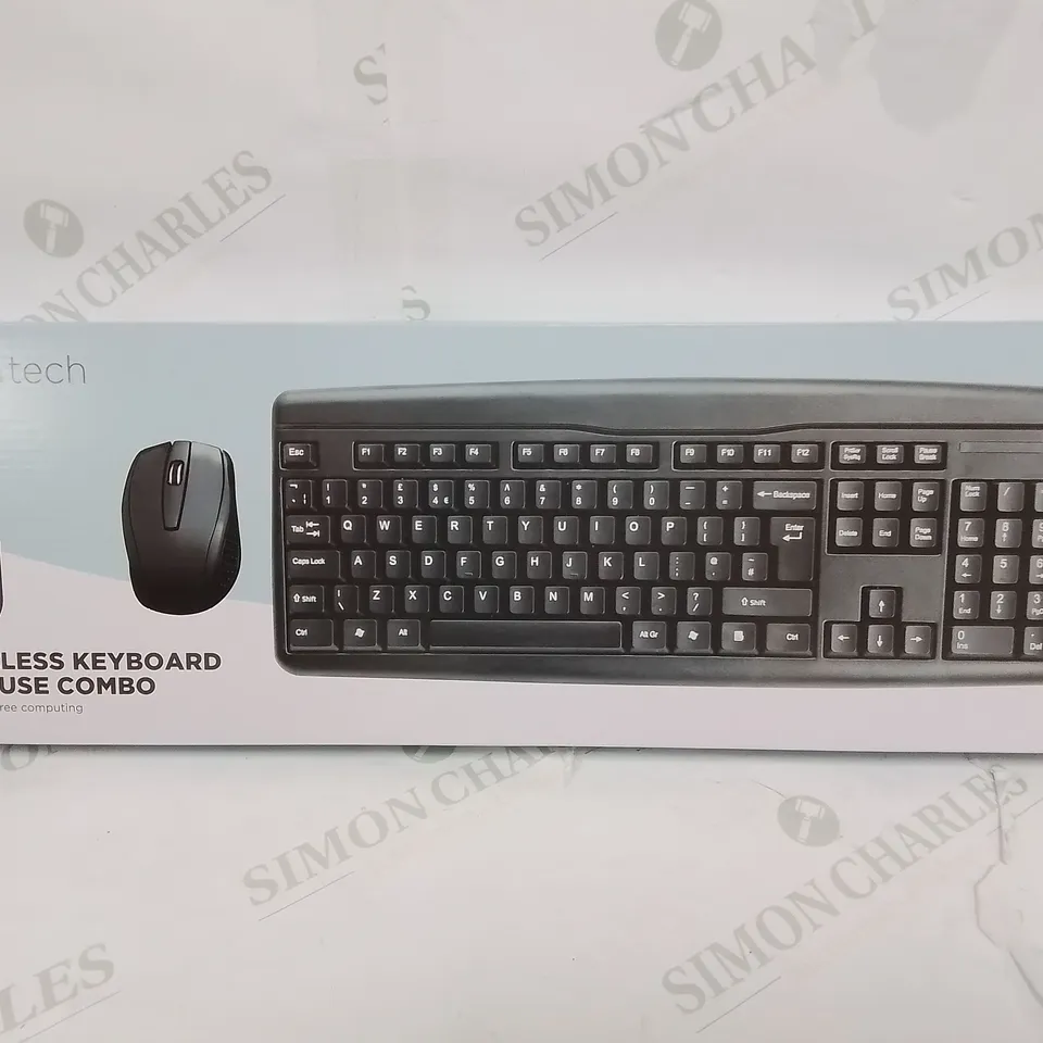 PALLET CONTAINING 192 BRAND NEW WIRELESS KEYBOARD AND MOUSE COMBOS