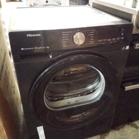HISENSE 3S SERIES DH3S902BB3 WIFI-ENABLE 9KG HEAT PUMP TUMBLE DRYER - BLACK