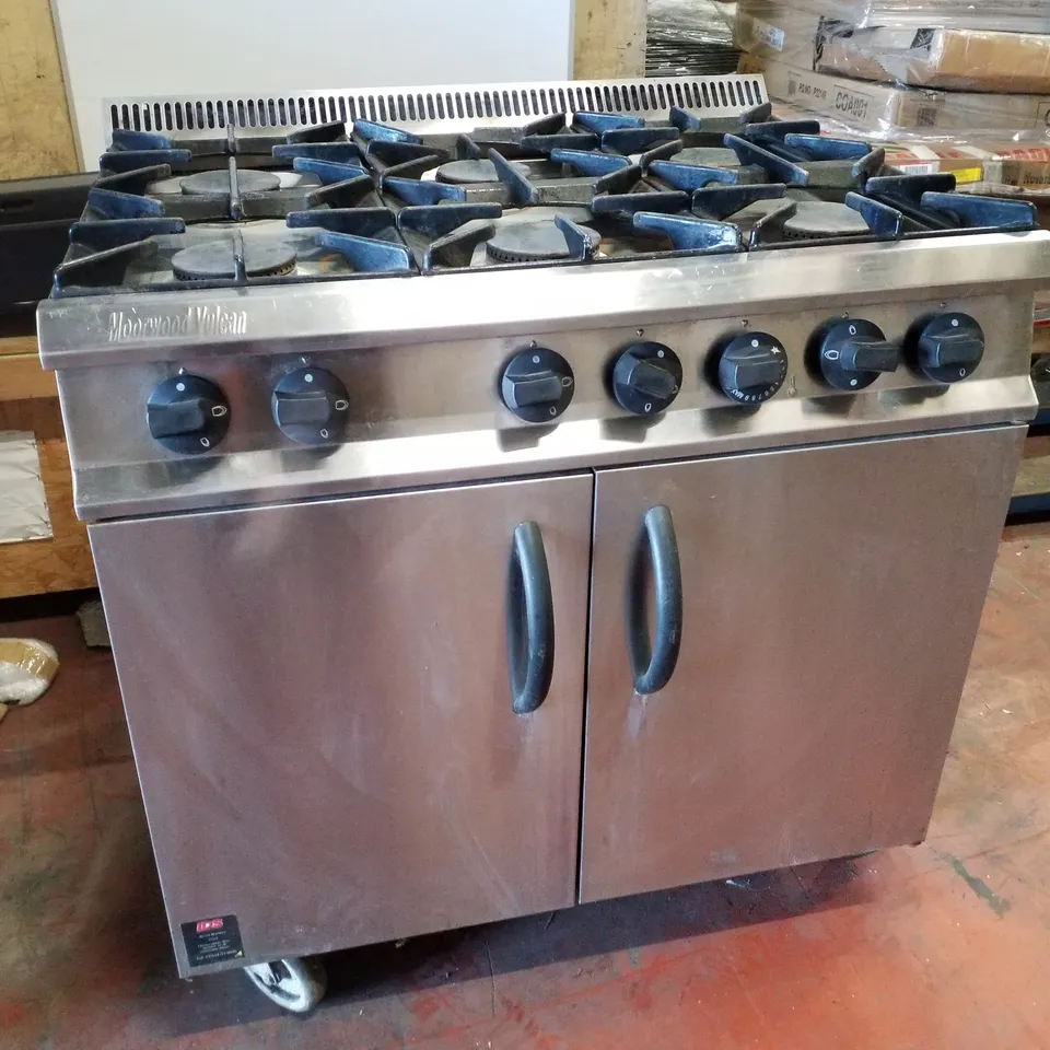 MOORWOOD VULCAN 6 BURNER GAS COOKER OVEN