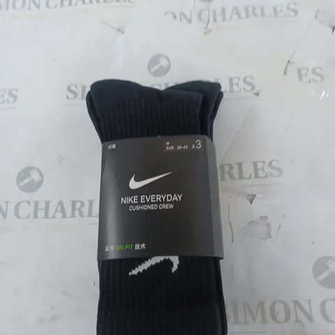 3 SETS OF MEDIUM NIKE SOCKS
