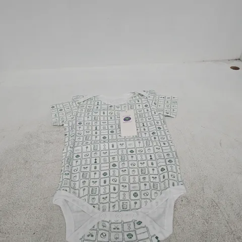 WIMBLEDON OFFICIAL BABY GROW β WHITE, 12-18 MONTHS