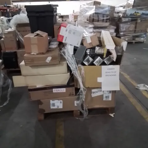 PALLET CONTAINING CATERING ITEMS AND PRODUCTS SUCH AS; WINE GLASSES,STORAGE BOXES,GLASS BOTTLES