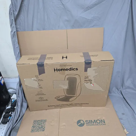 HOMEDICS BACK MASSAGER WITH HEAT – BOXED
