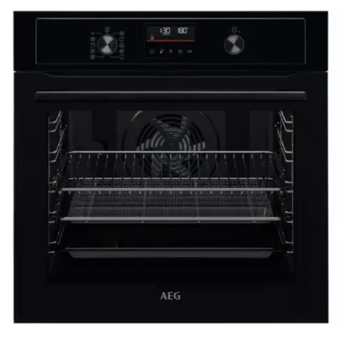 AEG BPX535A61B 6000 BUILT IN AIRFRY PYROLYTIC SINGLE OVEN IN BLACK