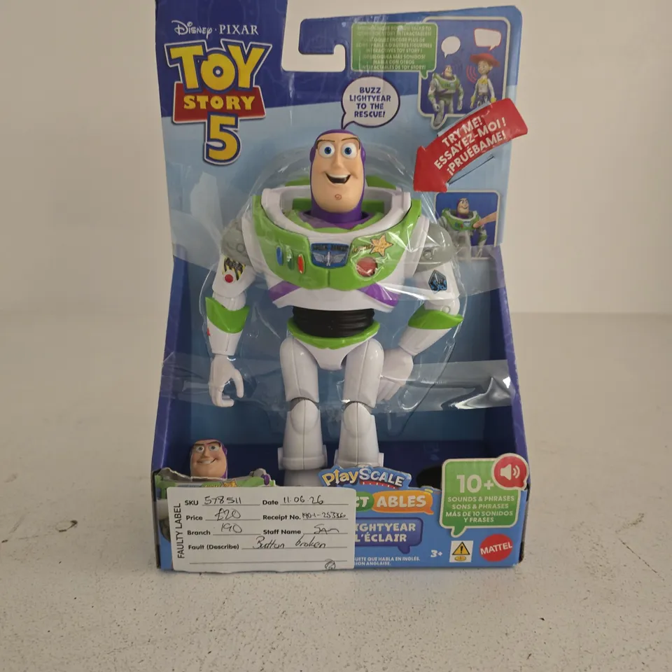 BUZZ LIGHTYEAR ACTION FIGURE – TOY STORY 5, BOXED