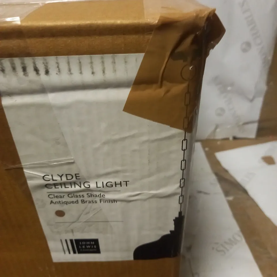 JOHN LEWIS CLYDE CEILING LIGHT