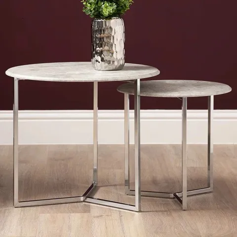 BOXED NESTING SIDE TABLE FOR LIVING ROOM