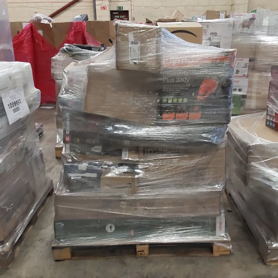 PALLET OF APPROXIMATELY 56 UNPROCESSED RAW RETURN HOUSEHOLD AND ELECTRICAL GOODS TO INCLUDE;