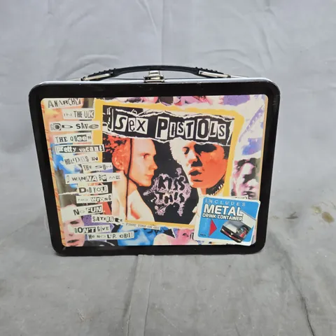 SEX PISTOLS LUNCH BOX WITH METAL DRINK CONTAINER – VINTAGE COLLECTIBLE